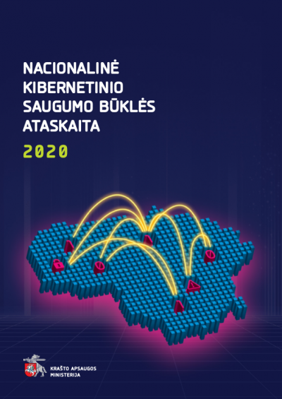 Knyga. “Nacionalinio kibernetinio saugumo būklės ataskaita. 2020“, NKSC prie KAM, 2020.
