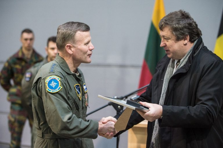 NATO Air Policing Mission is more than a proof of allied solidarity, Minister of National Defence R. Karoblis says