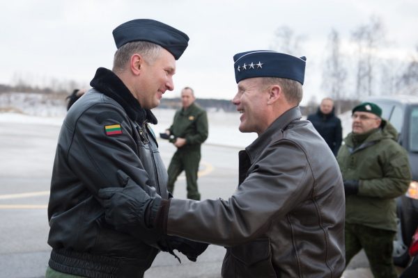  Krašto apsaugos ministras R. Karoblis: „NATO oro policija yra ne tik sąjungininkų vienybės įrodymas“