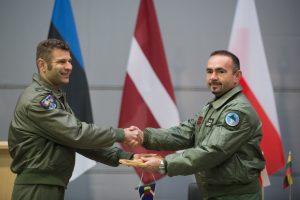  Krašto apsaugos ministras R. Karoblis: „NATO oro policija yra ne tik sąjungininkų vienybės įrodymas“
