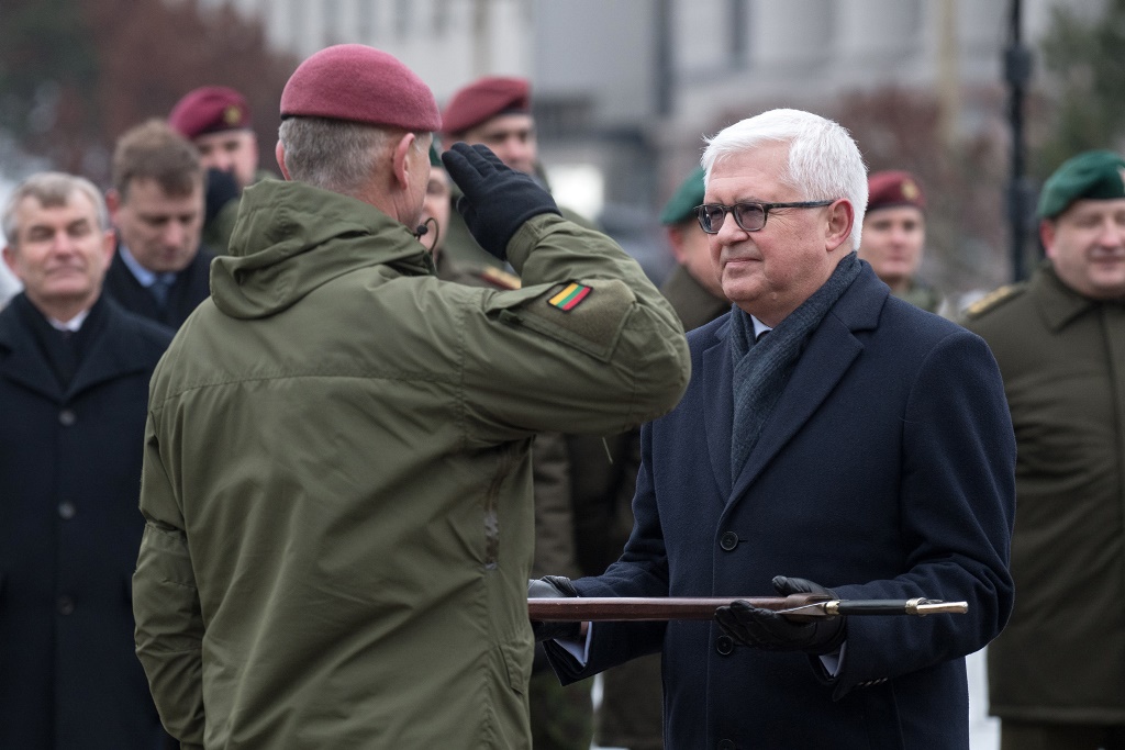Krašto apsaugos viceministras V. Umbrasas: „Laisvė mums ne dovanota, ji yra iškovota, ir kasdieniais pasirinkimais nuolat įtvirtinama“
