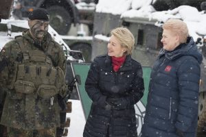  Rukloje pažymėtos antrosios NATO priešakinių pajėgų bataliono metinės
