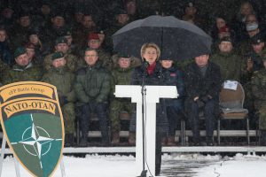  Rukloje pažymėtos antrosios NATO priešakinių pajėgų bataliono metinės