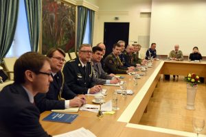  Lietuvai akredituoti užsienio gynybos atašė susipažino su Krašto apsaugos sistemos 2019 m. planais