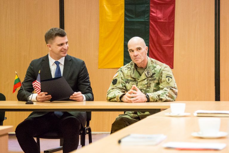 Objects of infrastructure developed on U.S. funds transferred to the Lithuanian Armed Forces