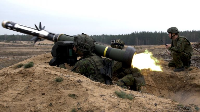 U.S.-manufactured Javelin anti-tank missile system stocks of the Lithuanian Armed Forces supplemented