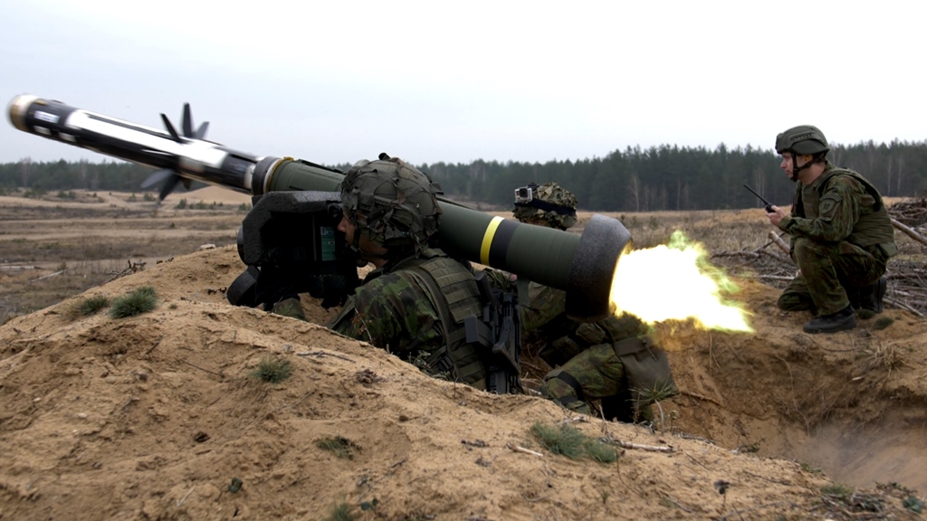 U.S.-manufactured Javelin anti-tank missile system stocks of the Lithuanian Armed Forces supplemented