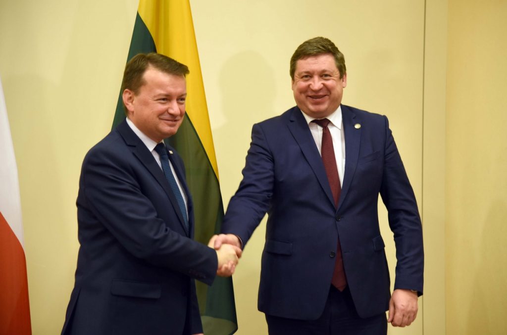 Minister R. Karoblis on a visit to Poland in the delegation of the President of the Republic of Lithuania