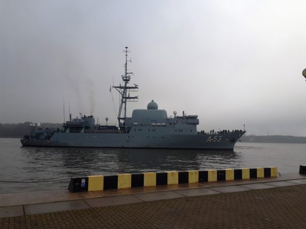  Lietuvą su narystės NATO 15-osiomis metinėmis sveikina ir sąjungininkų karinės jūrų pajėgos
