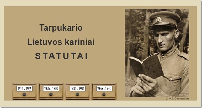 Skelbiami tarpukario Lietuvos kariniai statutai