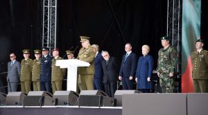  Krašto apsaugos ministras R. Karoblis: „Nei karai, nei okupacijos nesugebėjo palaužti šauliškos dvasios“