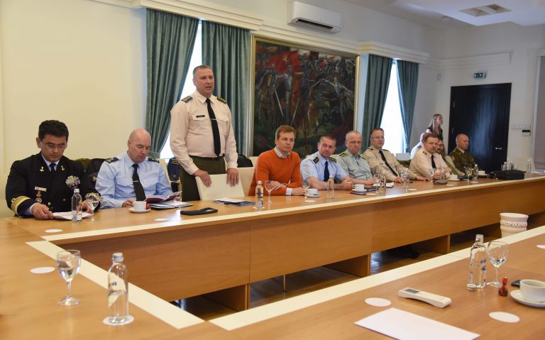  Krašto apsaugos ministerijoje lankėsi Baltijos gynybos koledžo Aukštųjų štabo karininkų kursų klausytojai
