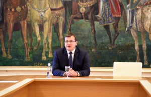  Krašto apsaugos ministerijoje lankėsi Baltijos gynybos koledžo Aukštųjų štabo karininkų kursų klausytojai