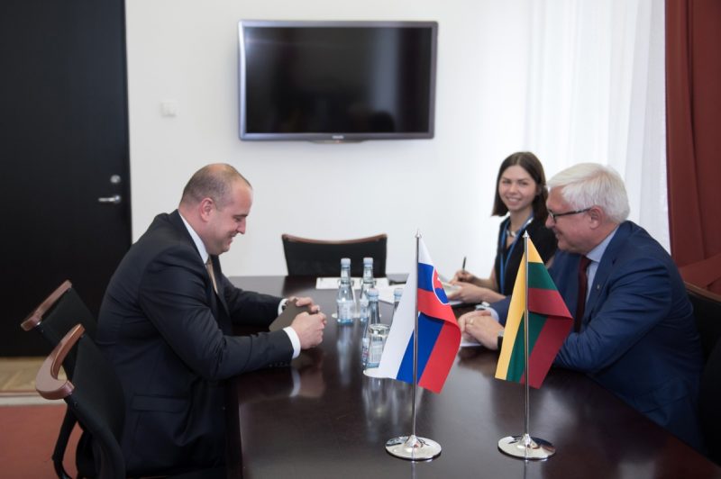 Slovakijos kariai, dislokuoti NATO priešakinių pajėgų kovinėje grupėje Latvijoje, iškilus krizei galėtų būti atsiųsti į Lietuvą, sako Slovakijos ambasadorius Lietuvai