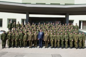  Aukštųjų mokyklų studentams suteiktas atsargos leitenanto laipsnis