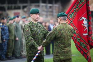  Naujojo Lietuvos kariuomenės vado generolo majoro Valdemaro Rupšio inauguracija