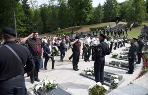  Pagerbtas Medininkų pasienio poste žuvusių Lietuvos pareigūnų atminimas