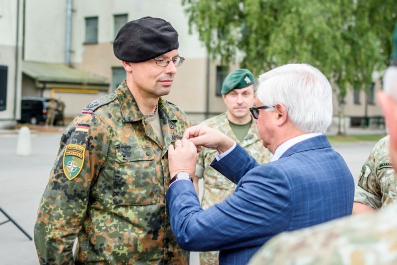 Krašto apsaugos viceministras V. Umbrasas: „NATO kovinė grupė Lietuvoje siunčia aiškią žinią – NATO yra nedalomas ir vieningas aljansas“