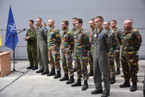  Krašto apsaugos viceministras V. Umbrasas: „NATO oro policijos misija Baltijos šalims išlieka tokia pat svarbi kaip visada“