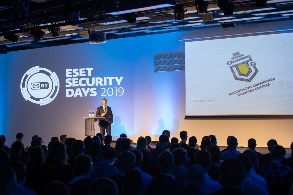 Tarptautinio kibernetinio saugumo konferencijoje „ESET Security Day 2019“ – pranešimą skaitys Nacionalinio kibernetinio saugumo centro direktorius
