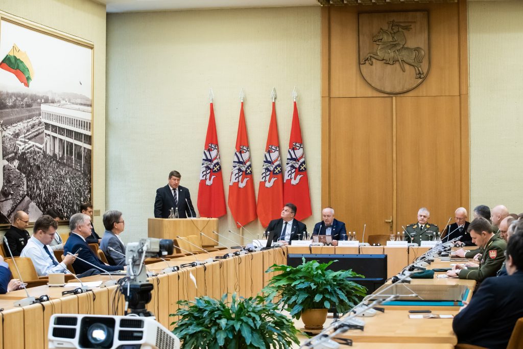 Lietuvos dalyvavimo tarptautinėse operacijose 25-metis paminėtas konferencija Seime, apžvelgiant pasiekimus ir perspektyvas