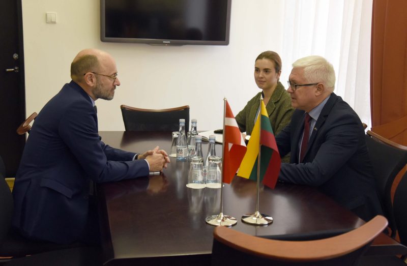 Aptartas Lietuvos ir Danijos bendradarbiavimas gynybos srityje