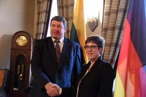  Rukloje susitiko Lietuvos ir Vokietijos krašto apsaugos ministrai