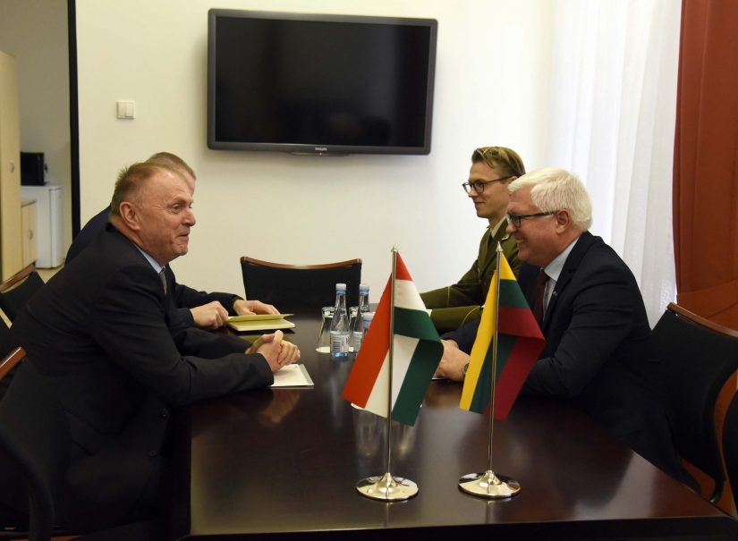 Aptartas Lietuvos ir Vengrijos bendradarbiavimas gynybos srityje