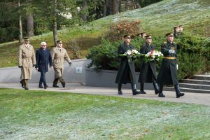  Vėlinių ceremonija, pagerbiant žuvusius Lietuvos gynėjus, nusipelniusius Lietuvai žmones