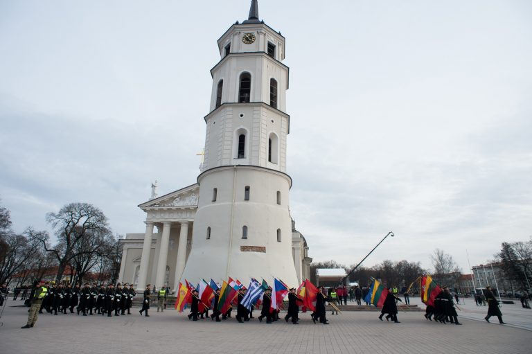  Iškilminga karių rikiuote paminėta Lietuvos kariuomenės diena