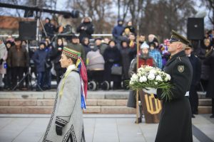  Iškilminga karių rikiuote paminėta Lietuvos kariuomenės diena