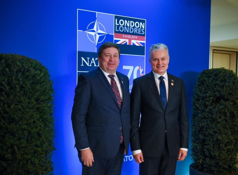 Krašto apsaugos ministras dalyvauja NATO Lyderių susitikime