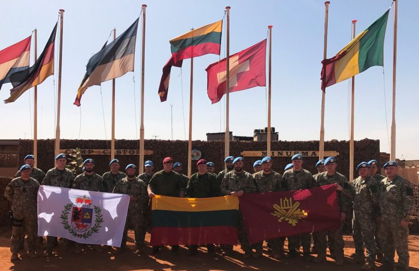 Lithuanian military personnel to serve in 11 international operations