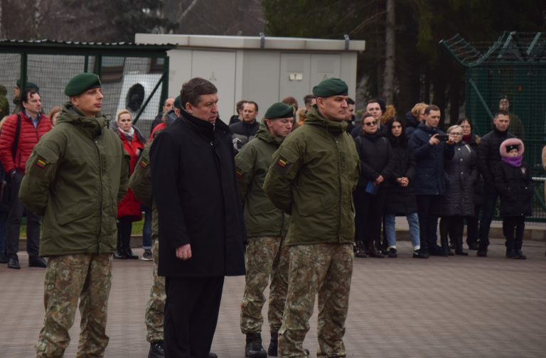  Gedimino štabo batalione – kario priesaikos ceremonija