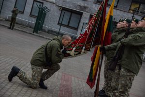  Gedimino štabo batalione – kario priesaikos ceremonija