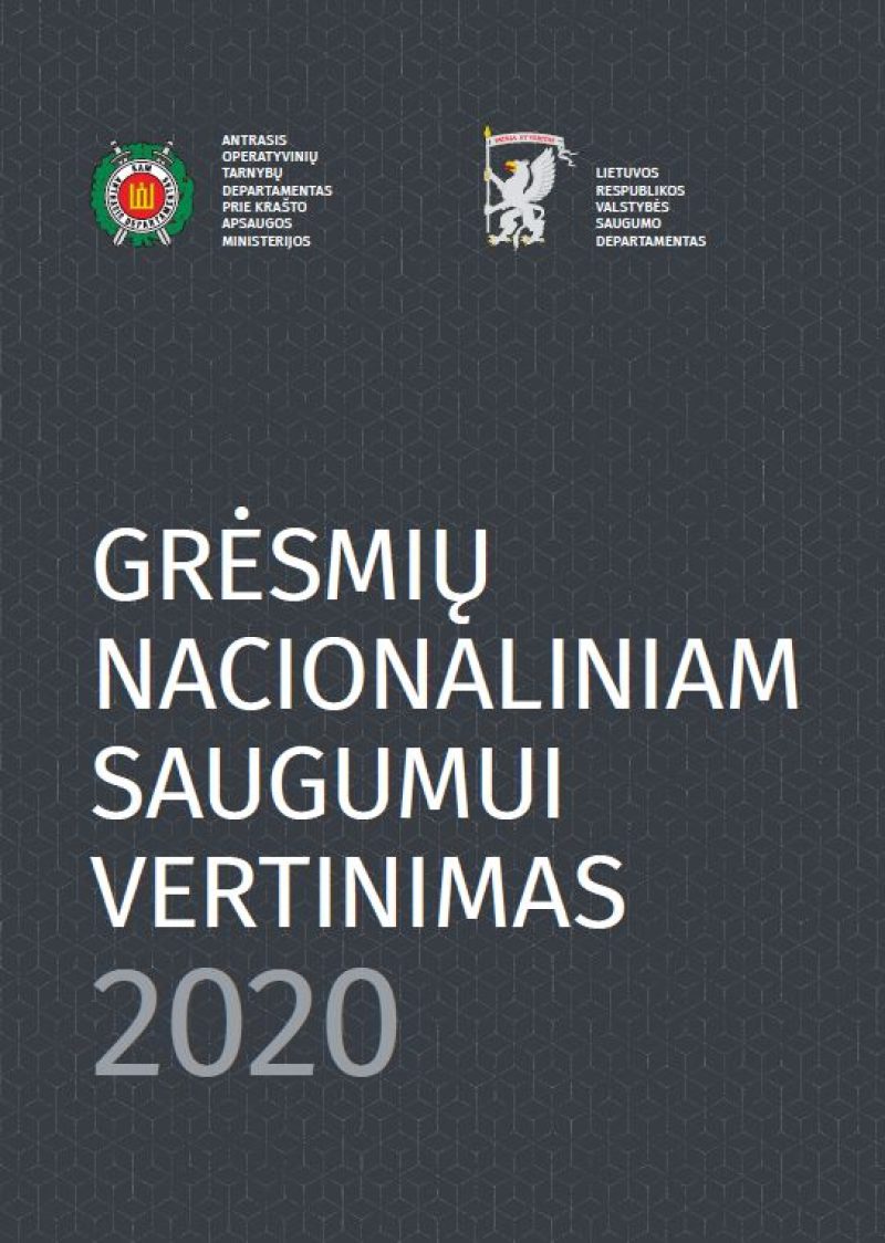Pristatytas Grėsmių nacionaliniam saugumui vertinimas