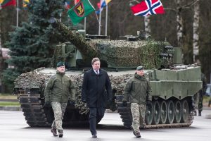  Krašto apsaugos ministras R. Karoblis: „Efektyvus atgrasymas bei gynyba prie Rytinių NATO sienų – mūsų visų bendras įsipareigojimas“