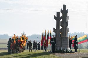  Minaičiuose paminėtos 1949-ųjų nepriklausomybės deklaracijos paskelbimo metinės