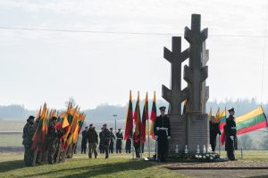  Minaičiuose paminėtos 1949-ųjų nepriklausomybės deklaracijos paskelbimo metinės