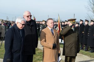  Minaičiuose paminėtos 1949-ųjų nepriklausomybės deklaracijos paskelbimo metinės