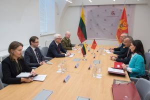  Aptartas Lietuvos ir Juodkalnijos bendradarbiavimas saugumo srityje