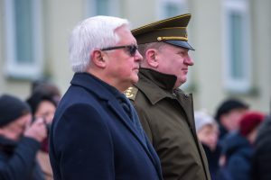  Švęsdami Lietuvos valstybės atkūrimo dieną Karo akademijoje prisiekė jaunesniųjų karininkų vadų mokymų klausytojai