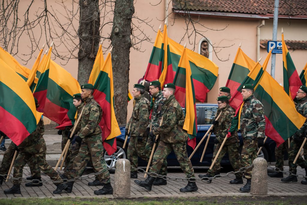 Minimos Lietuvos valstybės atkūrimo 102-osios ir Lietuvos partizanų Nepriklausomybės Deklaracijos paskelbimo 71-osios metinės