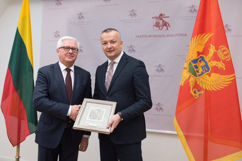 Aptartas Lietuvos ir Juodkalnijos bendradarbiavimas saugumo srityje