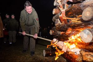  Prie Nepriklausomybės laužų visų širdyse liepsnojo vienybė ir meilė Tėvynei