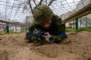  Mokomojo būrio karių tikslas – studijos Karo akademijoje