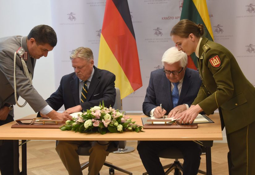 Lithuania and Germany continues enhancing cooperation: agreement on temporary presence of troops in each other’s territory signed