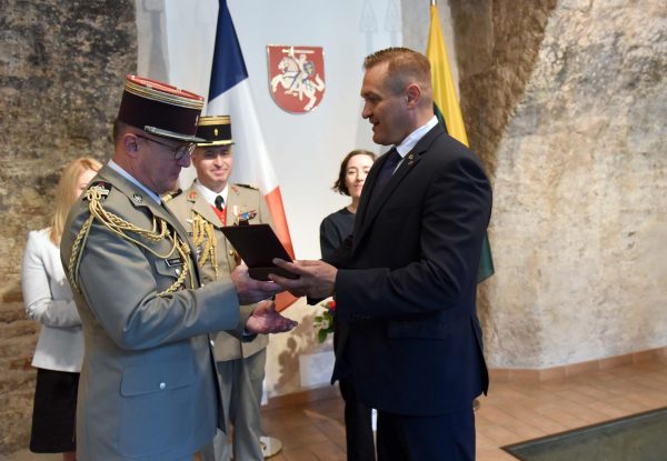  Akredituotas naujasis Prancūzijos gynybos atašė Lietuvai