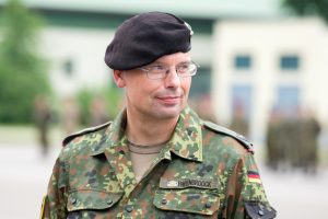  Krašto apsaugos ministras R. Karoblis: „Mūsų tikslas - padaryti NATO priešakinių pajėgų batalioną efektyviomis jungtinėmis pajėgomis, turinčiomis svarbią sąjungininkų paramą ore ir jūroje“