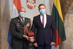  Akredituotas naujasis Nyderlandų gynybos atašė Lietuvai